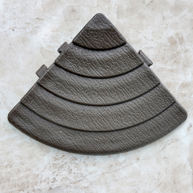 Пластмасов сглобяем настил (PP), дървесен релеф, антибактериален, за коридор, модерен стил