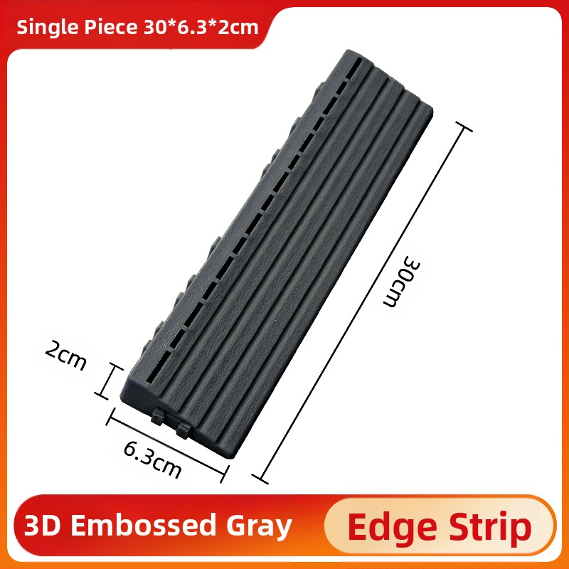Пластмасов сглобяем настил (PP), дървесен релеф, антибактериален, за коридор, модерен стил