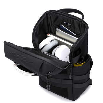 Мъжка тактическа гръдна чанта - водоустойчива оксфордска материя, антикрадба, разширение, мокро/сухо разделение, дишаща