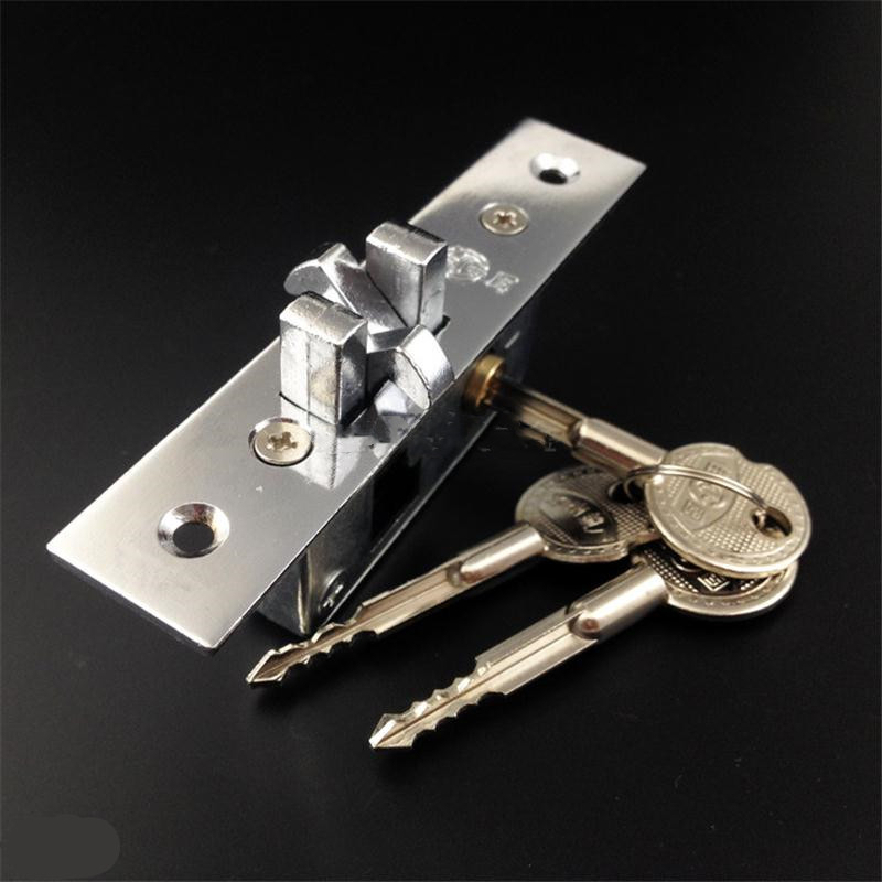 Jiagu okvirni sigurnosni brava od aluminijske legure za zaštitne i klizne vrata; model 99; aluminijski okvir; pogodna debljina vrata 25–40 mm