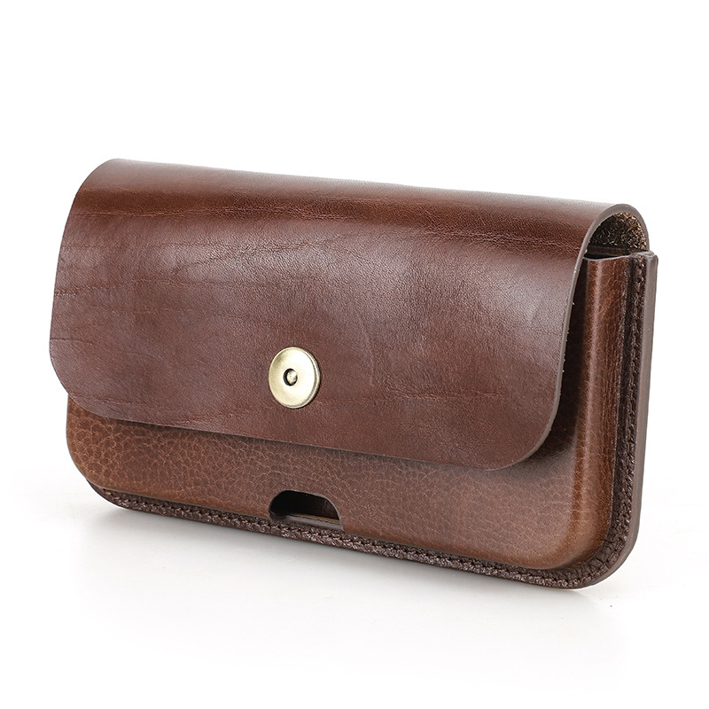 Ādas korpuss iPhone 11/12/13/14 Pro Max, īsta āda, karstās presēšanas apdare, izturīgs pret triecieniem un nolietojumu