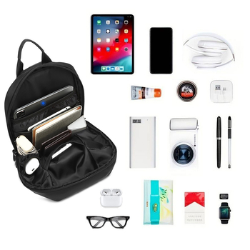 Мъжка чанта за гърди, стрийт стил (Oxford плат, водоустойчива, ултралека, ежедневна употреба)