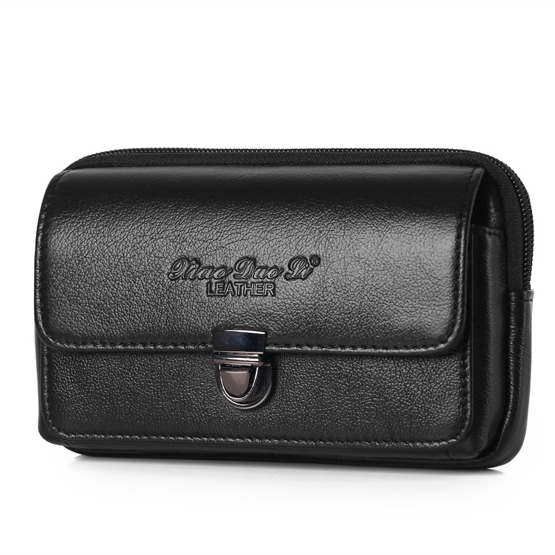 Muška kožna torbica za pojas – koža prvog sloja, XiaoDuoLi uzorak, smanjenje opterećenja, marka Little Dolly