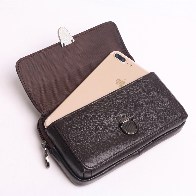 Muška kožna torbica za pojas – koža prvog sloja, XiaoDuoLi uzorak, smanjenje opterećenja, marka Little Dolly