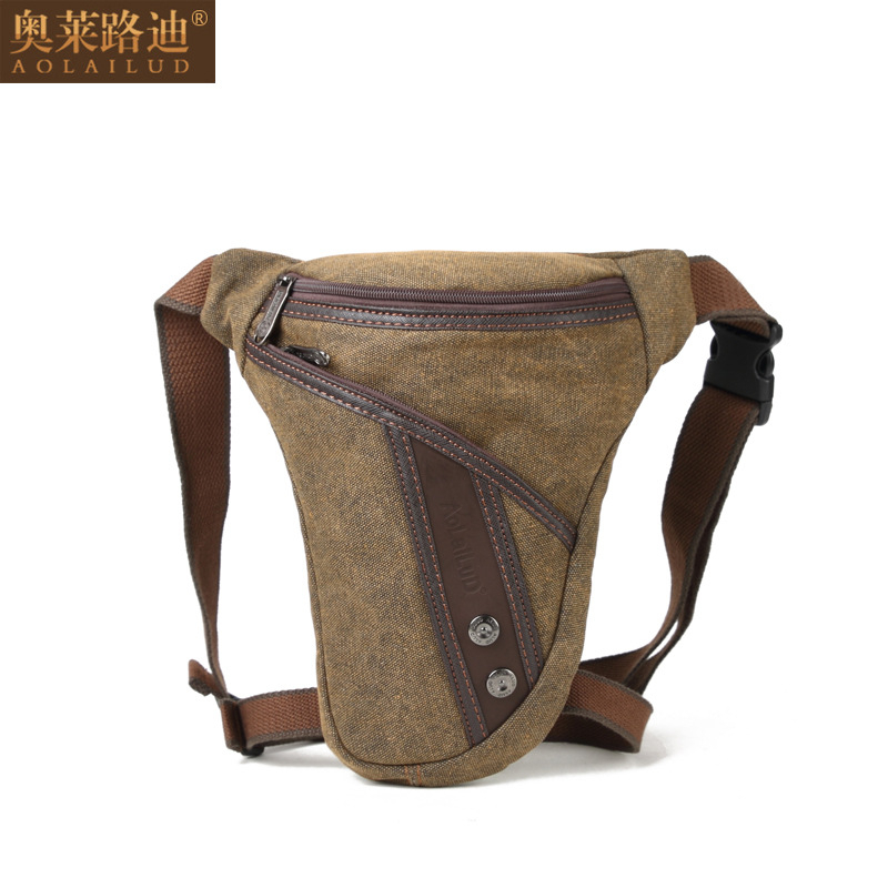 Férfi vászon crossbody táska, modell 2395, kopásálló, bélés vászon