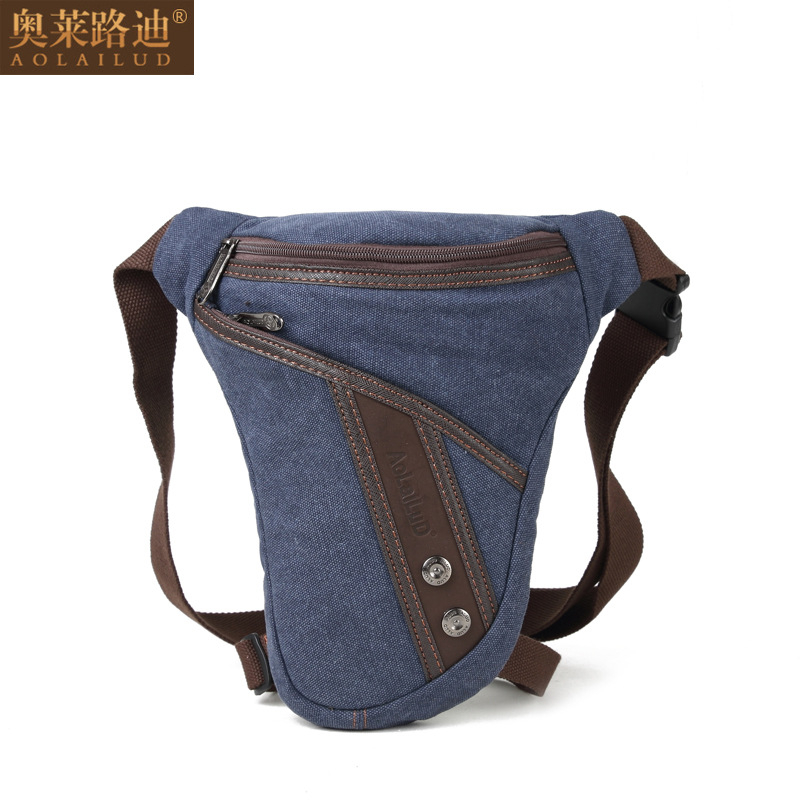 Férfi vászon crossbody táska, modell 2395, kopásálló, bélés vászon