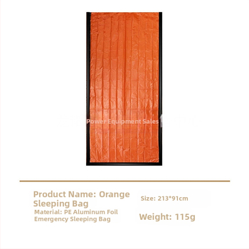 Longxuan Спешен спален чувал за къмпинг – Топъл спален чувал с PE алуминиево фолио | Модел: Warm sleeping bag | Материал: PE алуминиево фолио | Област на приложение: къмпинг