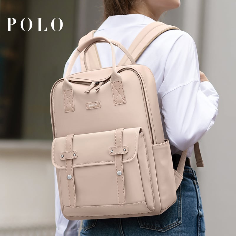 POLO σακίδιο για επιχειρηματική μετακίνηση – ύφασμα με συνθετικό δέρμα, καθημερινή χρήση, καλοκαίρι 2024