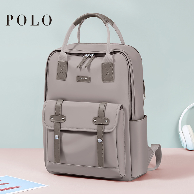 POLO σακίδιο για επιχειρηματική μετακίνηση – ύφασμα με συνθετικό δέρμα, καθημερινή χρήση, καλοκαίρι 2024