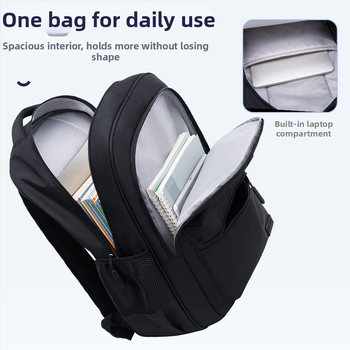 Σακίδιο από Oxford ύφασμα, αναπνεύσιμο, με μεγάλη χωρητικότητα, κατάλληλο για μαθητές γυμνασίου και πανεπιστημίου