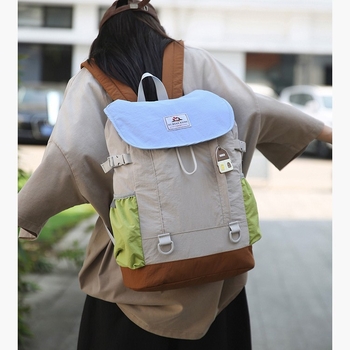 Unisex nejlon hátizsák, nagy kapacitású, vízálló, légpárnás vállpánt rendszerrel