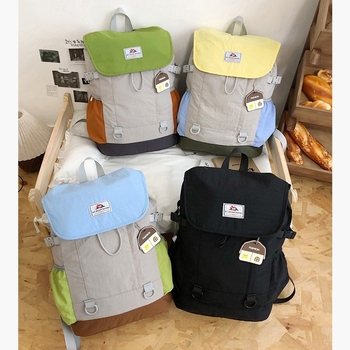 Unisex νάιλον σακίδιο πλάτης, μεγάλης χωρητικότητας, αδιάβροχο, με σύστημα ιμάντων αεροφυσαλίδων