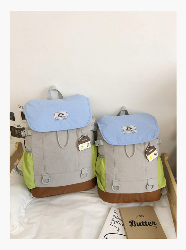 Unisex nejlon hátizsák, nagy kapacitású, vízálló, légpárnás vállpánt rendszerrel