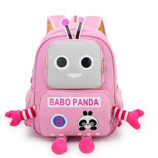 Unisex bērnu skolas mugursoma no neilona, viegla, elpojoša, izturīga, muguras aizsardzība, izliekta plecu siksnas, anime karikatūras raksts