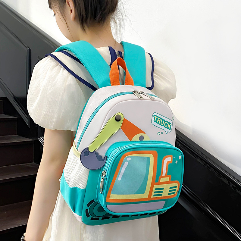 Bērnu dārziņa mugursoma, unisex, Oxford audums, samazina slodzi, neilona oderējums, skolas lietošanai