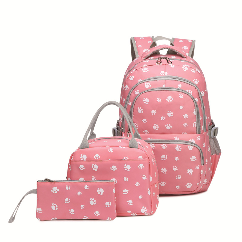 Hátizsák állatmintával, Nylon anyag, 20–35L kapacitás, légpárnás vállpánt, vízálló