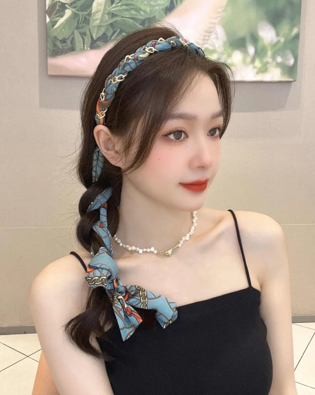 Ръчно изработен платен аксесоар за глава - Jiao Juan Jewelry, Код 202300600801, Пролет 2023