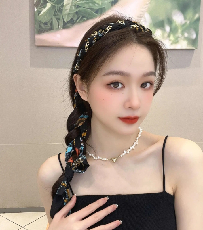 Ръчно изработен платен аксесоар за глава - Jiao Juan Jewelry, Код 202300600801, Пролет 2023