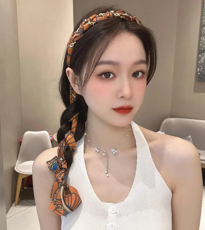 Ръчно изработен платен аксесоар за глава - Jiao Juan Jewelry, Код 202300600801, Пролет 2023