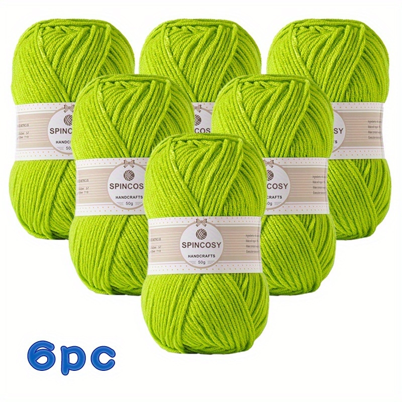 Junji вълнена топка прежда, 4-нишкова, 50 г, DIY ръчно плетене Milk Cotton