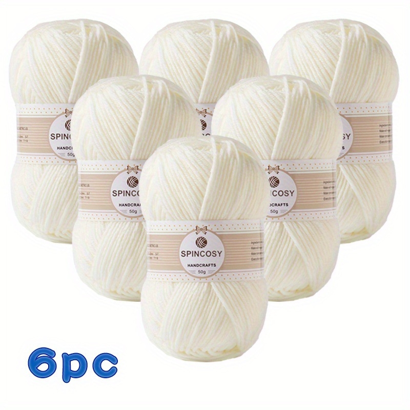 Junji вълнена топка прежда, 4-нишкова, 50 г, DIY ръчно плетене Milk Cotton