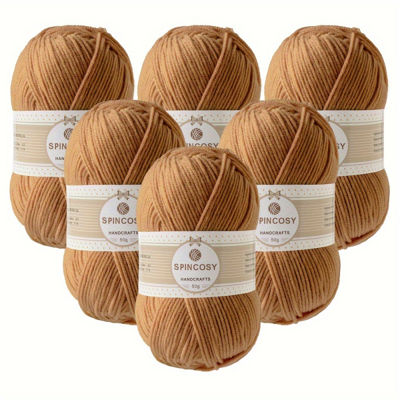 Junji вълнена топка прежда, 4-нишкова, 50 г, DIY ръчно плетене Milk Cotton