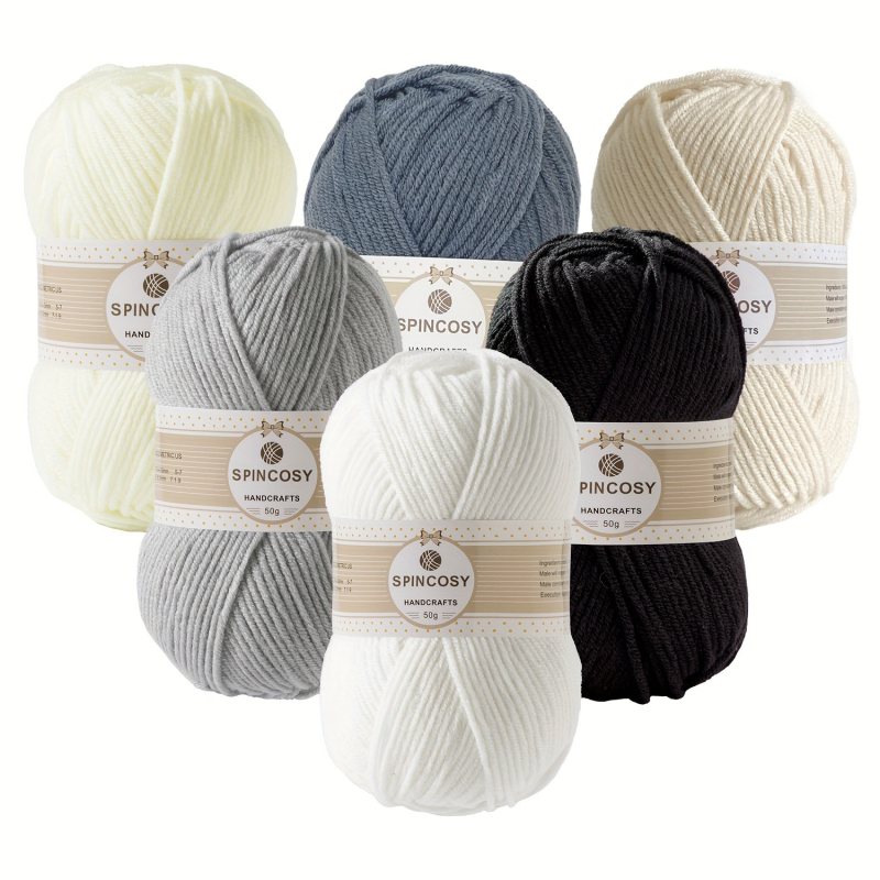 Junji вълнена топка прежда, 4-нишкова, 50 г, DIY ръчно плетене Milk Cotton