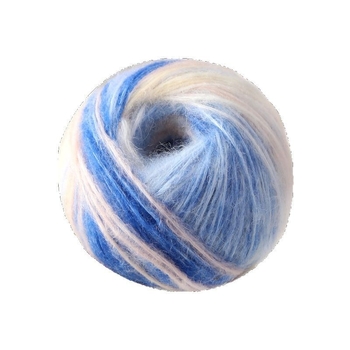 Mohair vilnų rinkinys, worsted siūlų forma, skirta audimui