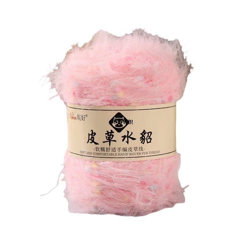 Muzo mink velvet siūlai – riestinis verpimas, rankiniam mezgimui