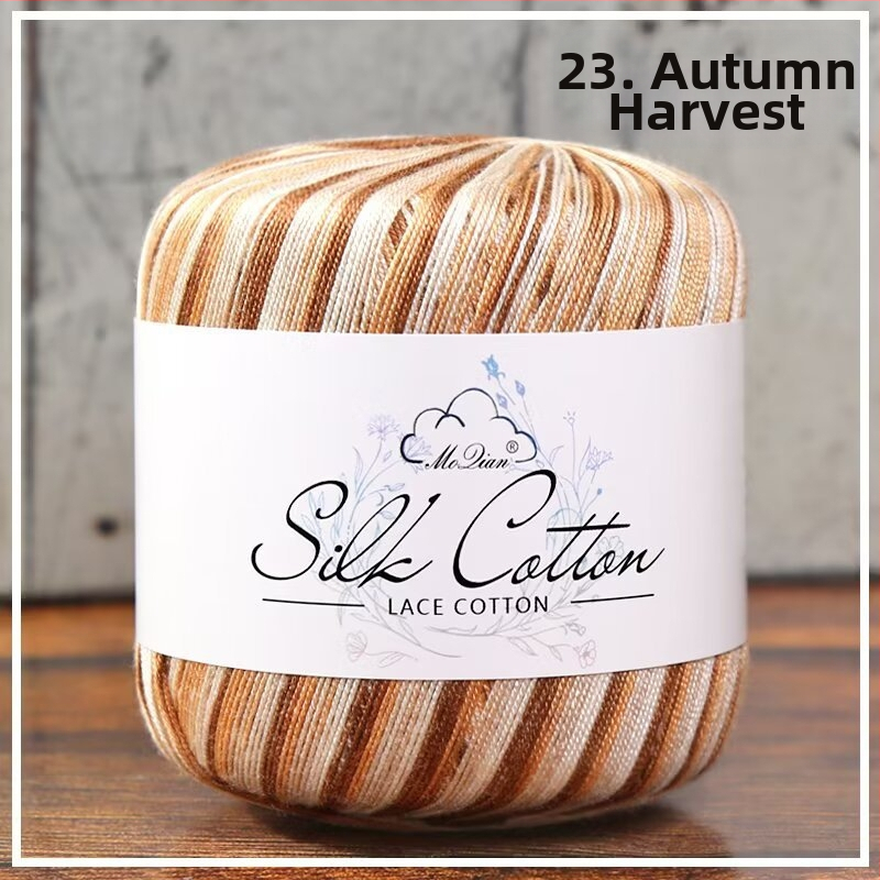 Dadi adīta dzija rokdarbiem — worsted, grupas diegs, ķemēta