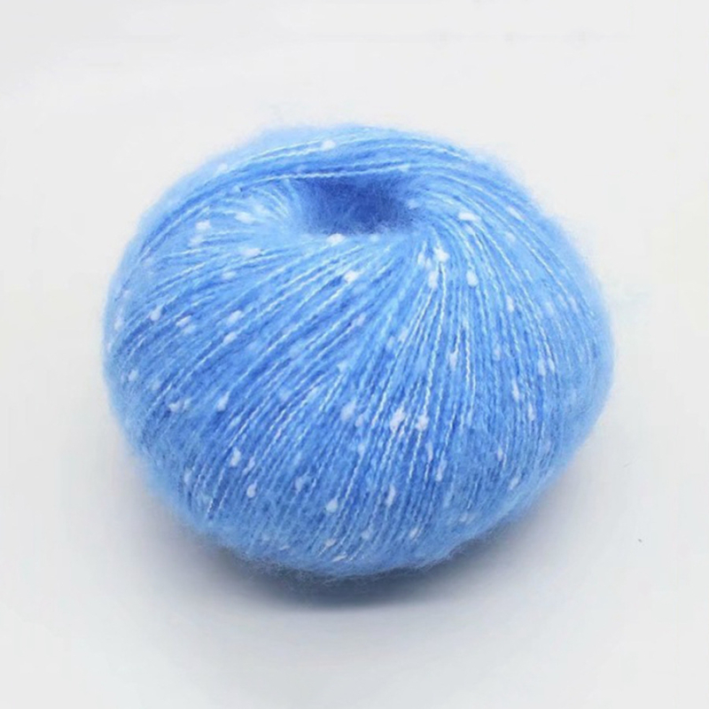 Mohairų vilna, worsted verpimas, grupiniai siūlai, rankų mezgimo lėlėms