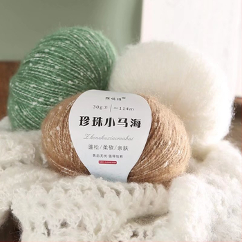 Mohaira dzija adīšanai, 12S, 1 pavedienu, vērpjums 200, semi-worsted, Tuan Line