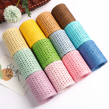 Kokvilnas raffija cauruļu dzija — ring spinning, zīmols hiraffia (alias: hiraffia cheer)