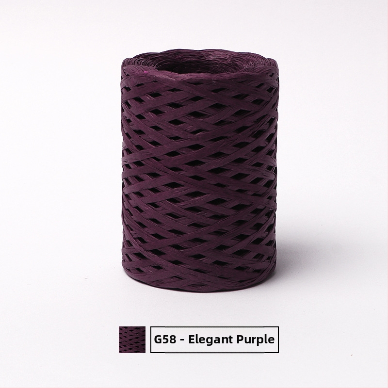 Kokvilnas raffija cauruļu dzija — ring spinning, zīmols hiraffia (alias: hiraffia cheer)