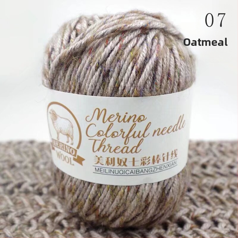 Merino mišinio siūlai, ring-spun, tinkami audimui ir mezgimui, kilmė Hebei