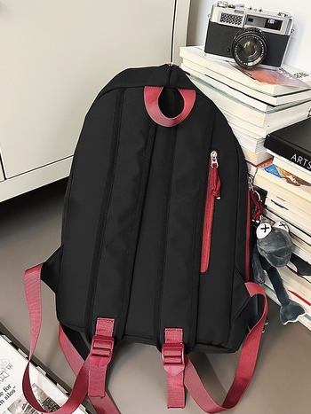 Dicarlo unisex νάιλον σακίδιο πλάτης, αδιάβροχο, χωρητικότητα κάτω από 20 L, κατάλληλο για φορητό 10 ιντσών, καμπύλοι ιμάντες ώμων