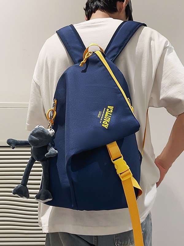 Dicarlo rucsac universal din nylon, impermeabil, capacitate sub 20 L, pentru laptop de 10 inch, curele umăr curbate
