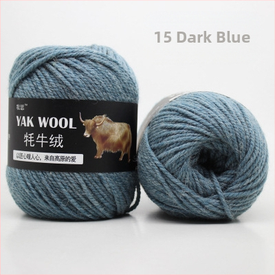 Yak velvet 3 pavedienu vilnas dzija adīšanai un tamborēšanai, worsted spun, rolēs