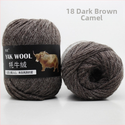Yak velvet 3 pavedienu vilnas dzija adīšanai un tamborēšanai, worsted spun, rolēs