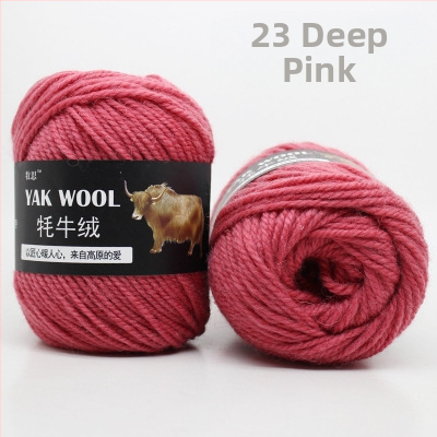 Yak velvet 3 pavedienu vilnas dzija adīšanai un tamborēšanai, worsted spun, rolēs