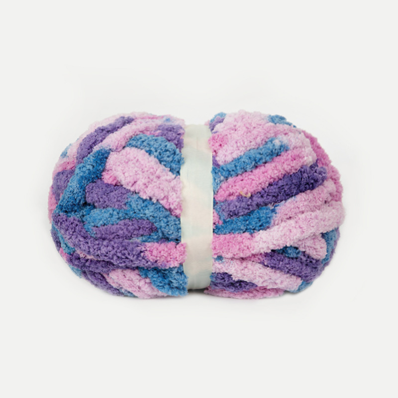 Ručni pleteni šal za prste, Cat Tail, Snowball marka, poliester vlakno, obojena pređa, duljina 25,6 m, težina 226 g