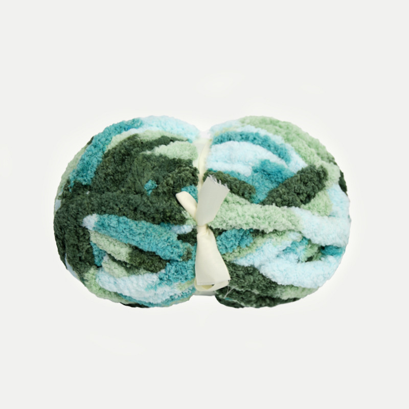 Rankomis megztas pirštų šalikas, Cat Tail, Snowball ženklas, poliesterio siūlas, dažytas siūlas, ilgis 25,6 m, svoris 226 g