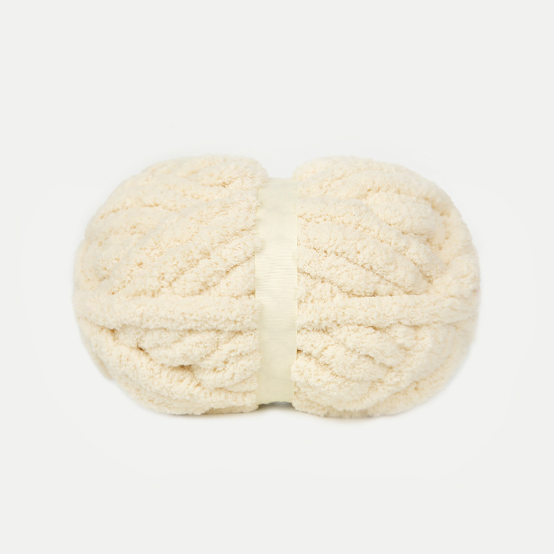 Rokām adīts pirkstu šalle, Cat Tail, Snowball zīmols, poliestera diegs, krāsots diegs, garums 25,6 m, svars 226 g