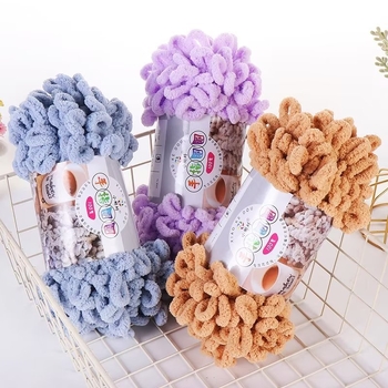 Pirksta cilpas adījuma dzija — resnas DIY spilveniem, 16s, viens pavedien, semi-worsted līnija