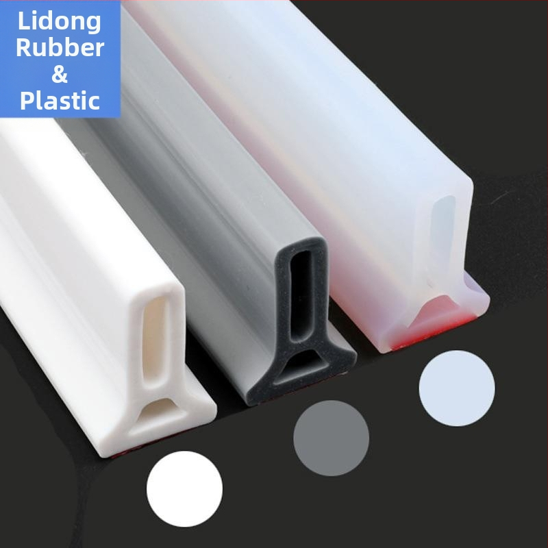 Силиконова гъвкава лента за баня за разделяне на сухото и мокрото – водна бариера, износоустойчива, Mijue