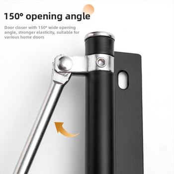 Μηχανισμός κλεισίματος πόρτας από ανοξείδωτο ατσάλι - υδραυλικός, ρυθμιζόμενος; μοντέλο Section D; κατάλληλος για πόρτες από ξύλο και αλουμίνιο