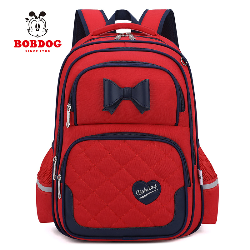 Babu Bean nejlon iskolatáska lányoknak az általános iskolába, 096-os modell, légpárnás vállpántokkal