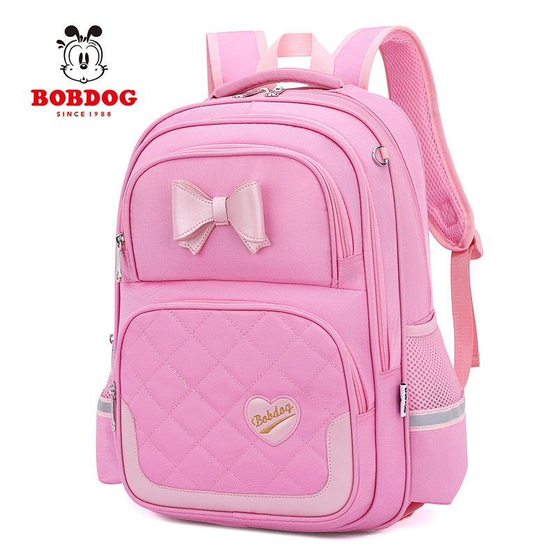Babu Bean nejlon iskolatáska lányoknak az általános iskolába, 096-os modell, légpárnás vállpántokkal