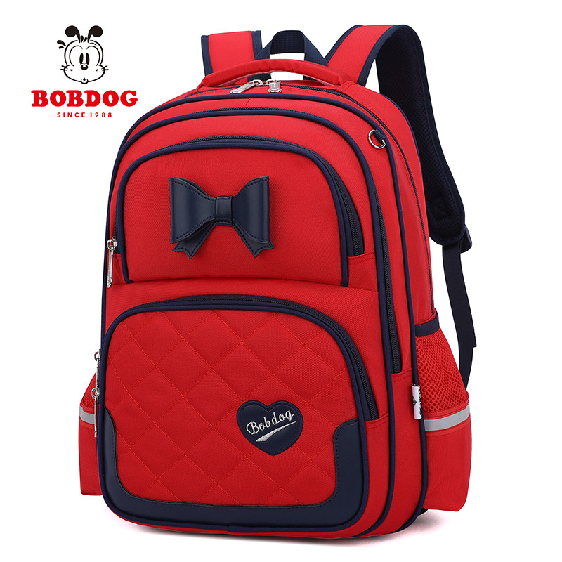 Babu Bean nejlon iskolatáska lányoknak az általános iskolába, 096-os modell, légpárnás vállpántokkal