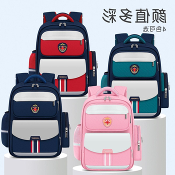 Ученическа раница за момчета, класове 1–2, оксфордова материя/полиестер, дишаща, отразителни елементи, намалява натоварването на гърба